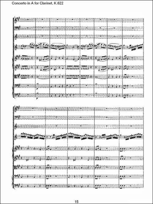 Concerto-in-A-for-Clarinet,-K.622-A调单簧管协奏曲,-K.62-其他谱