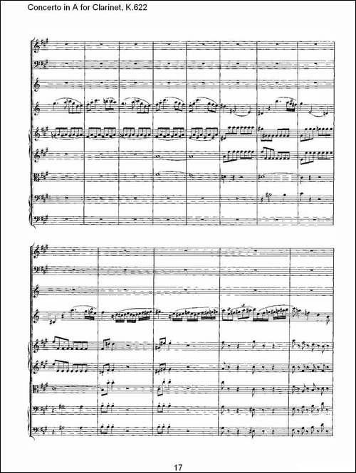 Concerto-in-A-for-Clarinet,-K.622-A调单簧管协奏曲,-K.62-其他谱