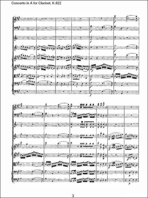 Concerto-in-A-for-Clarinet,-K.622-A调单簧管协奏曲,-K.62-其他谱