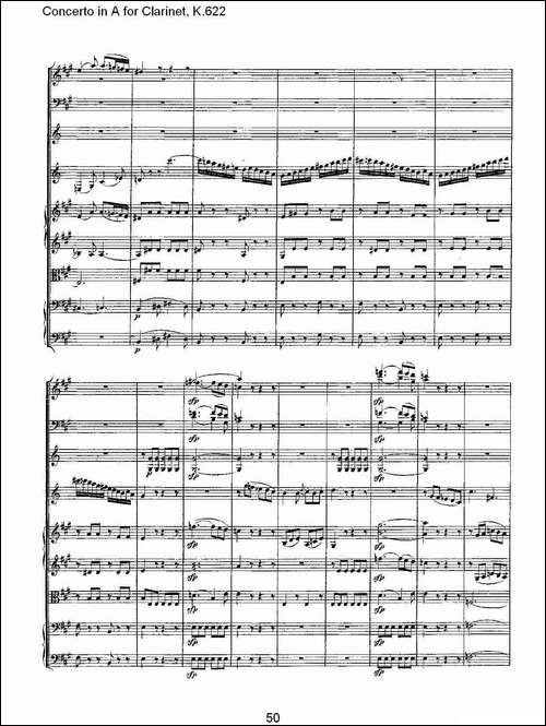 Concerto-in-A-for-Clarinet,-K.622-A调单簧管协奏曲,-K.62-其他谱