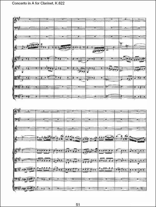 Concerto-in-A-for-Clarinet,-K.622-A调单簧管协奏曲,-K.62-其他谱