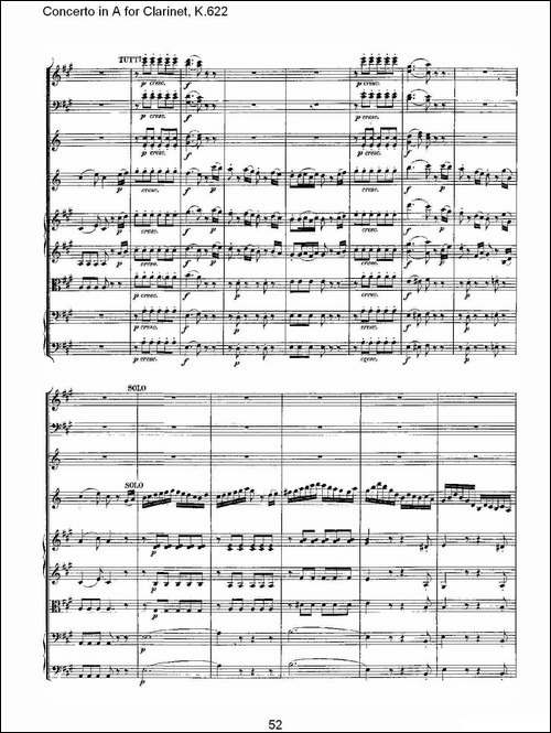 Concerto-in-A-for-Clarinet,-K.622-A调单簧管协奏曲,-K.62-其他谱