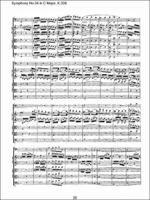 Symphony-No.34-in-C-Major,-K.338-C大调第三十四交响曲K.338-其他谱