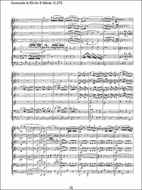 Serenade-in-Eb-for-8-Winds,-K.375-Eb调8管乐小夜曲,-K.37-其他谱