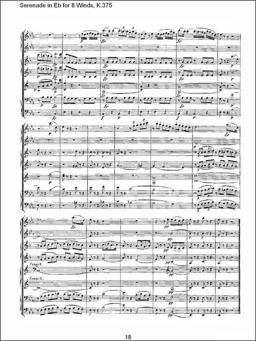 Serenade-in-Eb-for-8-Winds,-K.375-Eb调8管乐小夜曲,-K.37-其他谱