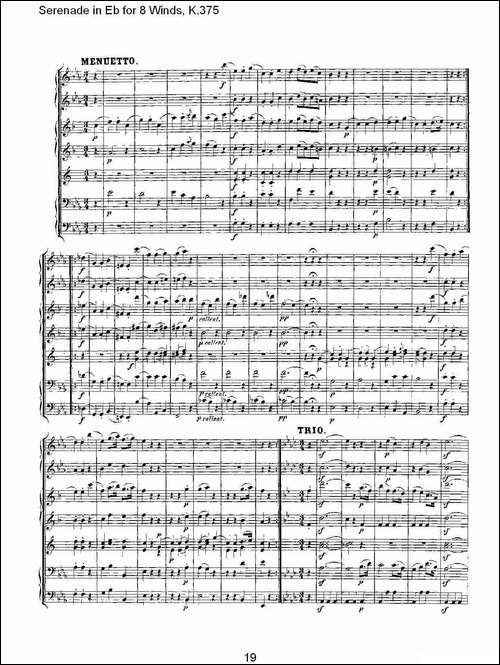 Serenade-in-Eb-for-8-Winds,-K.375-Eb调8管乐小夜曲,-K.37-其他谱