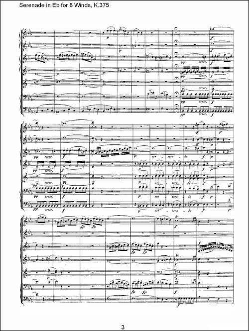 Serenade-in-Eb-for-8-Winds,-K.375-Eb调8管乐小夜曲,-K.37-其他谱