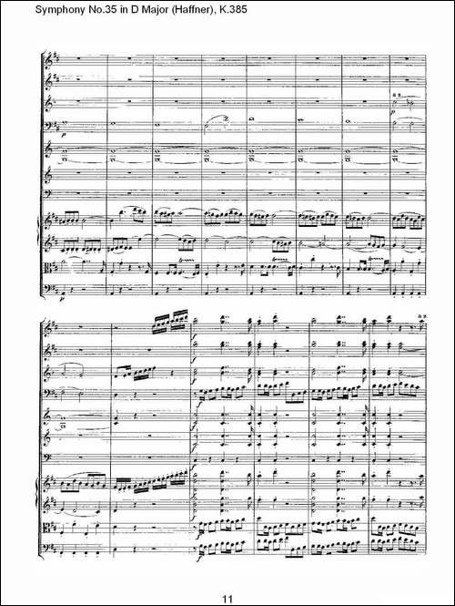 Symphony-No.35-in-D-Major,-K.385-D大调第三十五交响曲K.385-其他谱