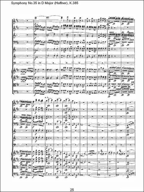 Symphony-No.35-in-D-Major,-K.385-D大调第三十五交响曲K.385-其他谱