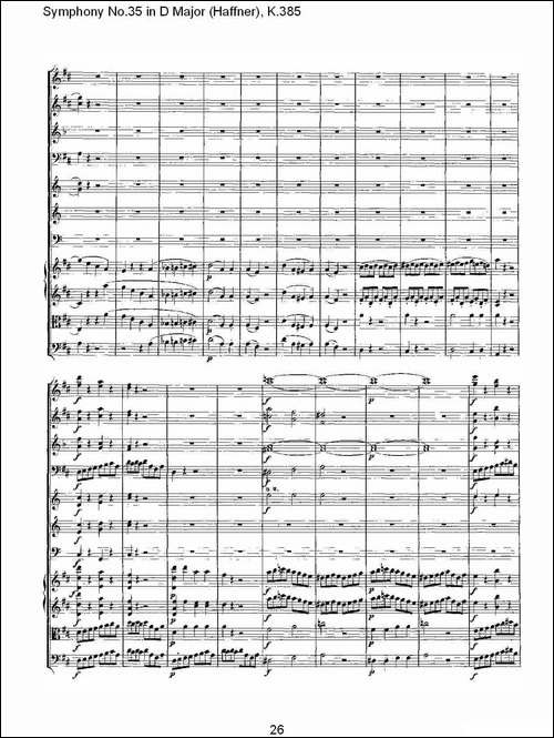Symphony-No.35-in-D-Major,-K.385-D大调第三十五交响曲K.385-其他谱