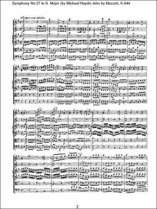 Symphony-No.37-in-G-Major-G大调第三十七交响曲K.444-其他谱