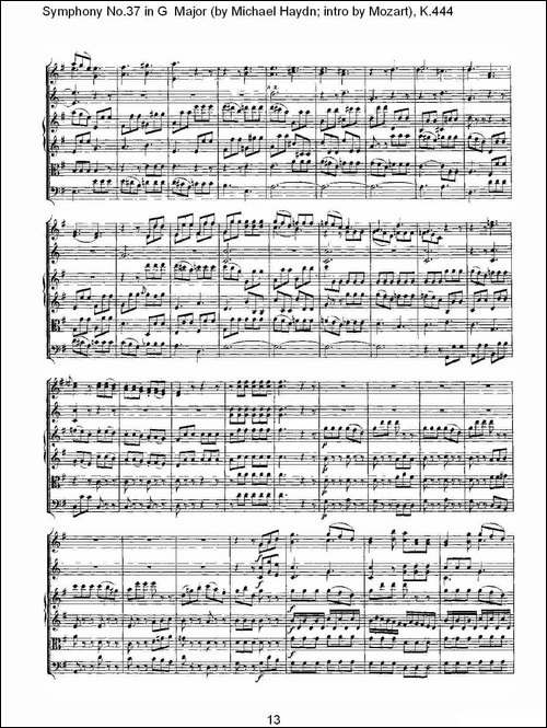 Symphony-No.37-in-G-Major-G大调第三十七交响曲K.444-其他谱