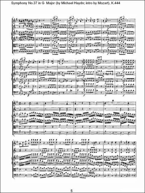 Symphony-No.37-in-G-Major-G大调第三十七交响曲K.444-其他谱