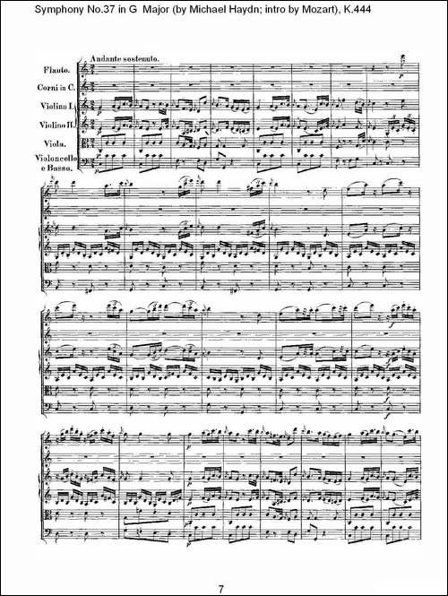 Symphony-No.37-in-G-Major-G大调第三十七交响曲K.444-其他谱