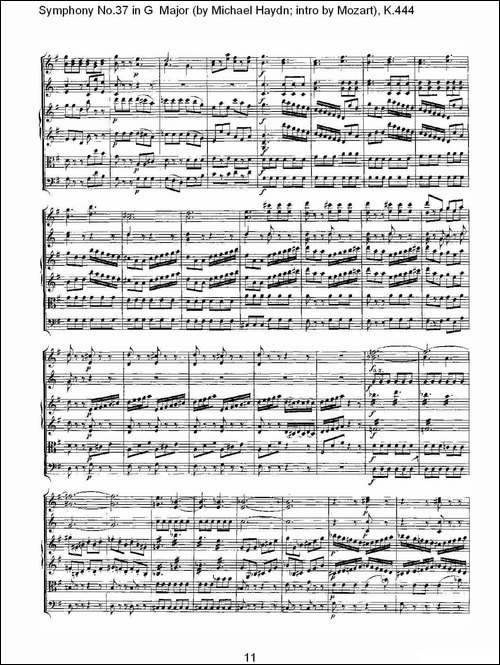 Symphony-No.37-in-G-Major-G大调第三十七交响曲K.444-其他谱