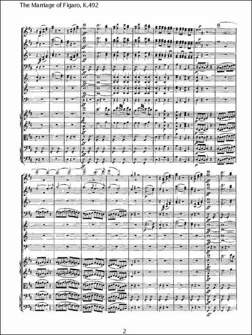 The-Marriage-of-Figaro,-K.492-其他谱