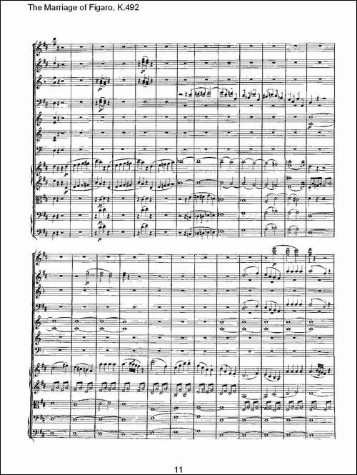 The-Marriage-of-Figaro,-K.492-其他谱