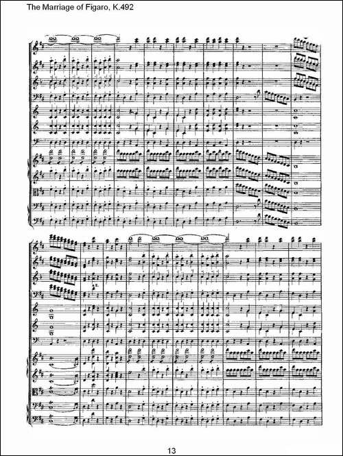 The-Marriage-of-Figaro,-K.492-其他谱