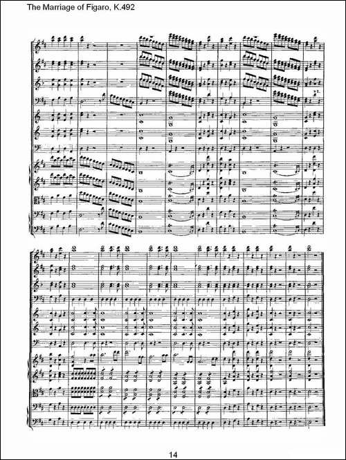 The-Marriage-of-Figaro,-K.492-其他谱