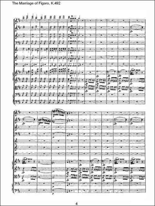 The-Marriage-of-Figaro,-K.492-其他谱