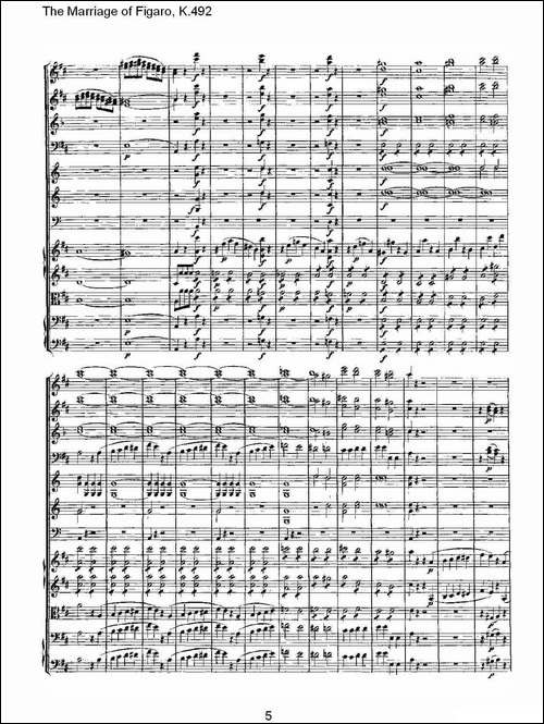 The-Marriage-of-Figaro,-K.492-其他谱