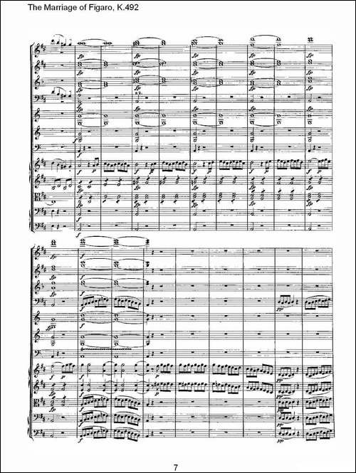 The-Marriage-of-Figaro,-K.492-其他谱