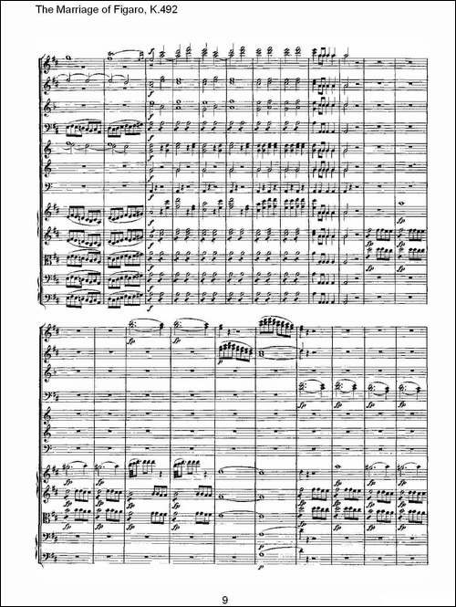 The-Marriage-of-Figaro,-K.492-其他谱
