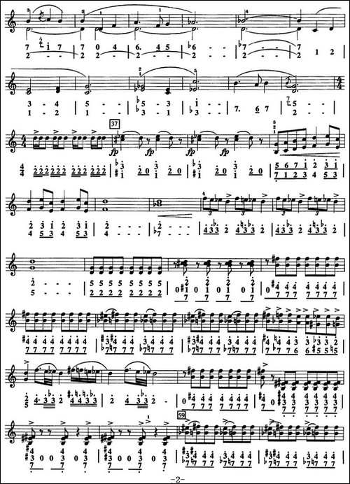 马刀舞曲-口风琴、线简谱混排版-其他谱