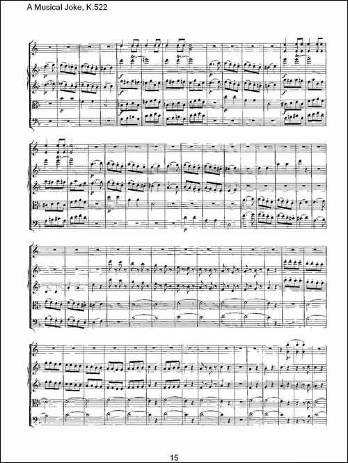 A-Musical-Joke,-K.522-其他谱