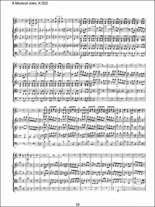A-Musical-Joke,-K.522-其他谱