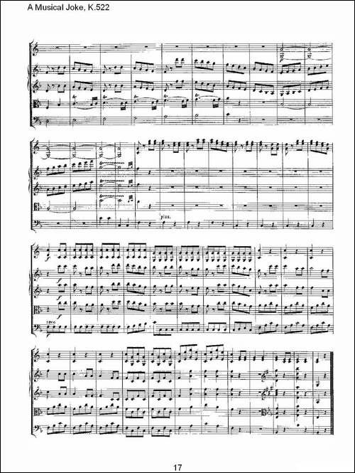 A-Musical-Joke,-K.522-其他谱