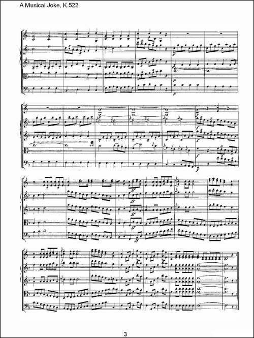 A-Musical-Joke,-K.522-其他谱