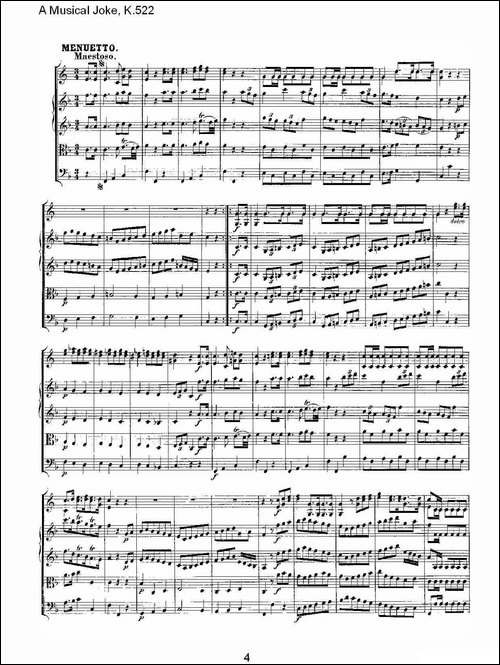 A-Musical-Joke,-K.522-其他谱