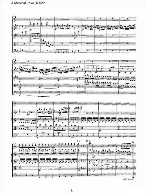 A-Musical-Joke,-K.522-其他谱