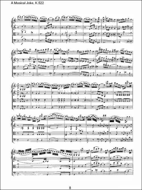 A-Musical-Joke,-K.522-其他谱