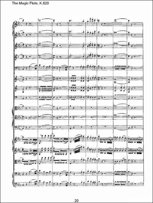The-Magic-Flute,-K.620-其他谱