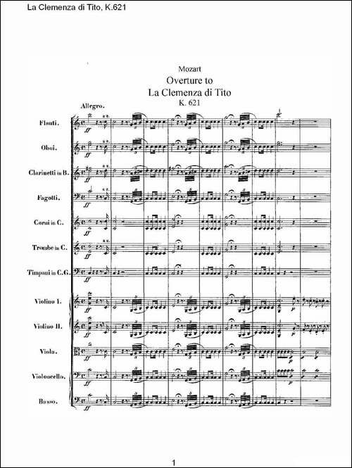 La-Clemenza-di-Tito,K.621-其他谱