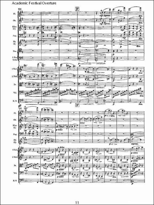 Academic-Festival-Overture-其他谱