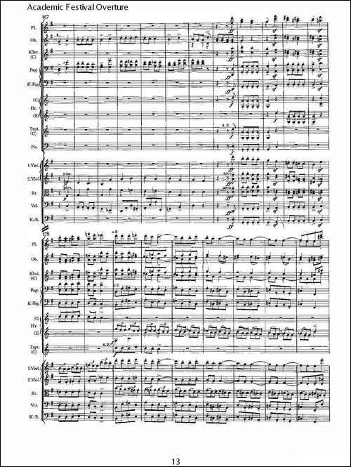 Academic-Festival-Overture-其他谱