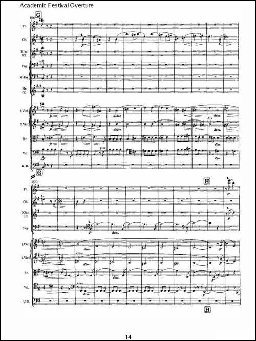 Academic-Festival-Overture-其他谱