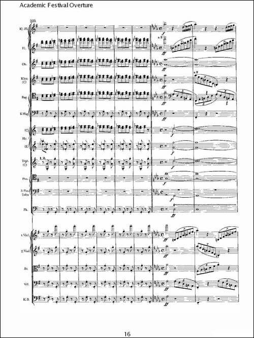 Academic-Festival-Overture-其他谱