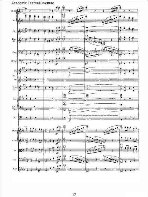 Academic-Festival-Overture-其他谱