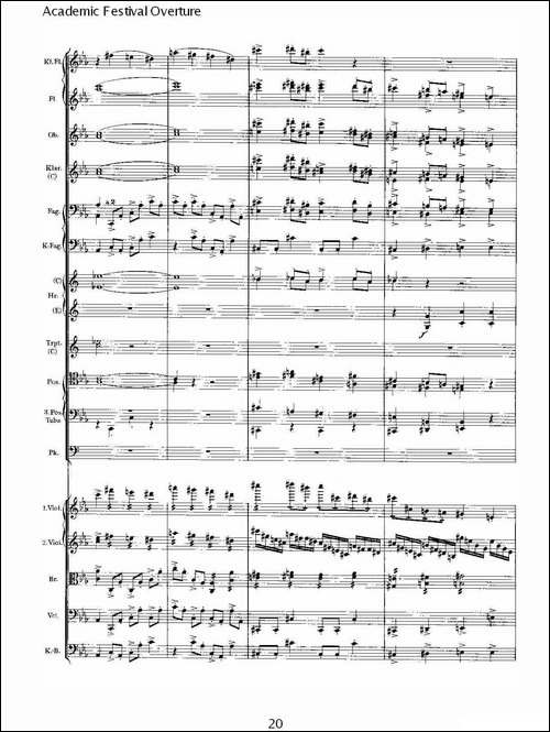 Academic-Festival-Overture-其他谱