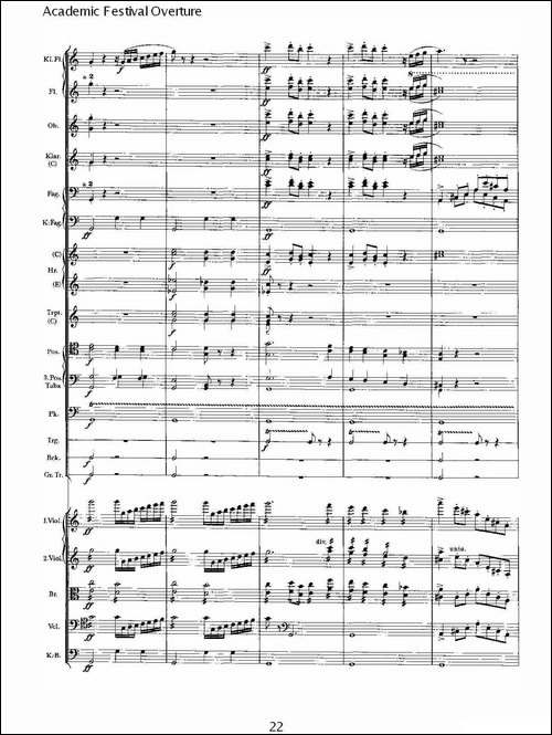 Academic-Festival-Overture-其他谱