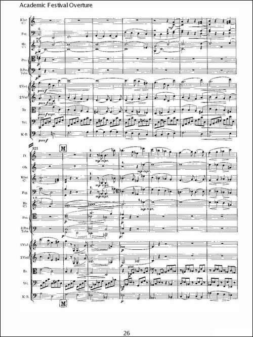 Academic-Festival-Overture-其他谱