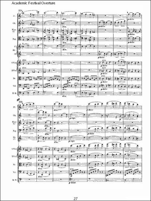 Academic-Festival-Overture-其他谱