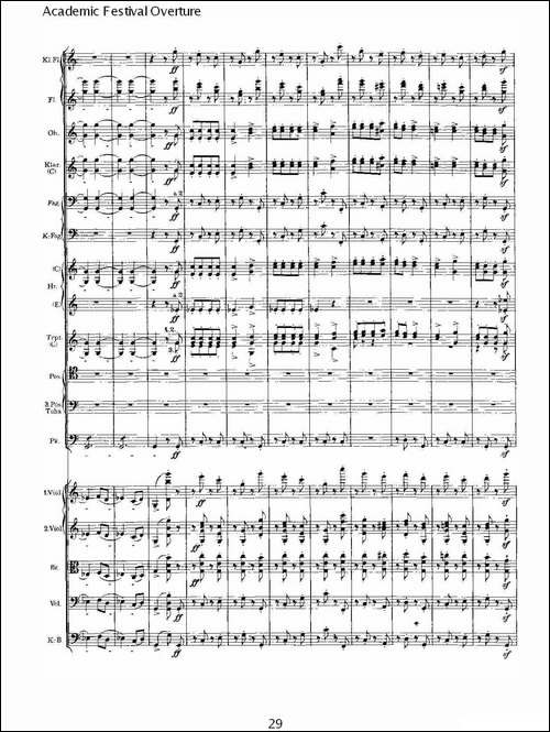 Academic-Festival-Overture-其他谱