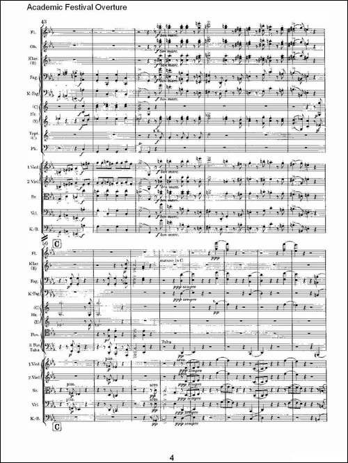 Academic-Festival-Overture-其他谱