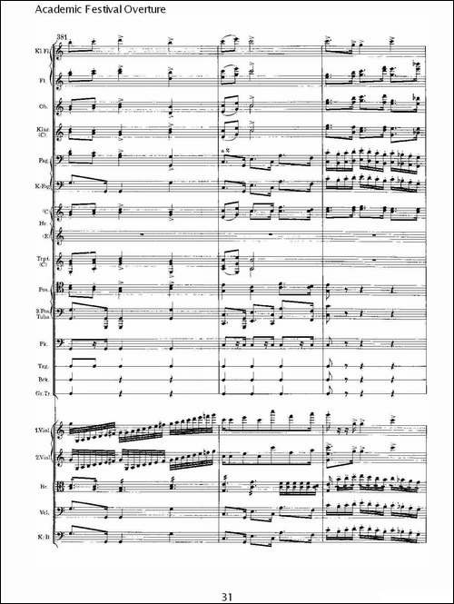 Academic-Festival-Overture-其他谱