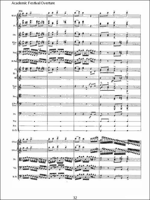 Academic-Festival-Overture-其他谱
